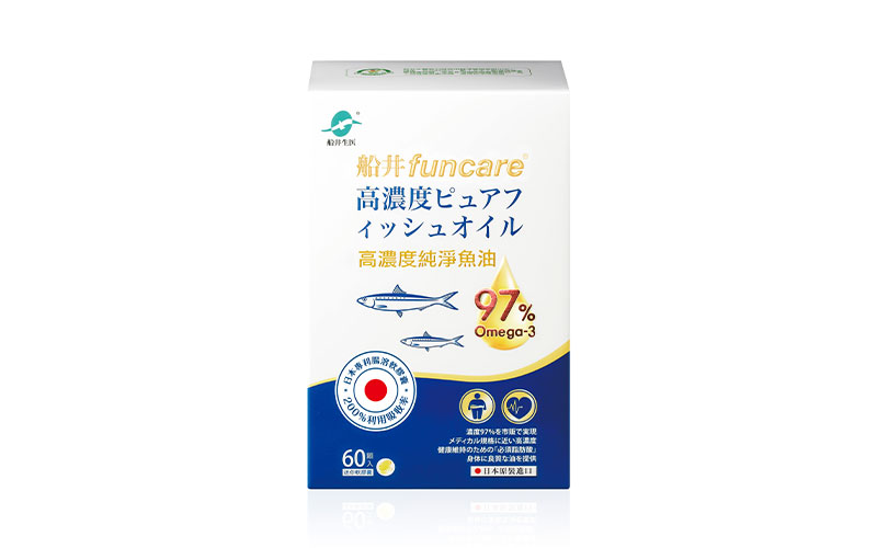船井®高濃度純淨魚油(60顆/盒)